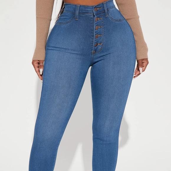 ☀️ 6 for $26 ☀️ Classic Button Up Skinny Jeans - Picture 6 of 7